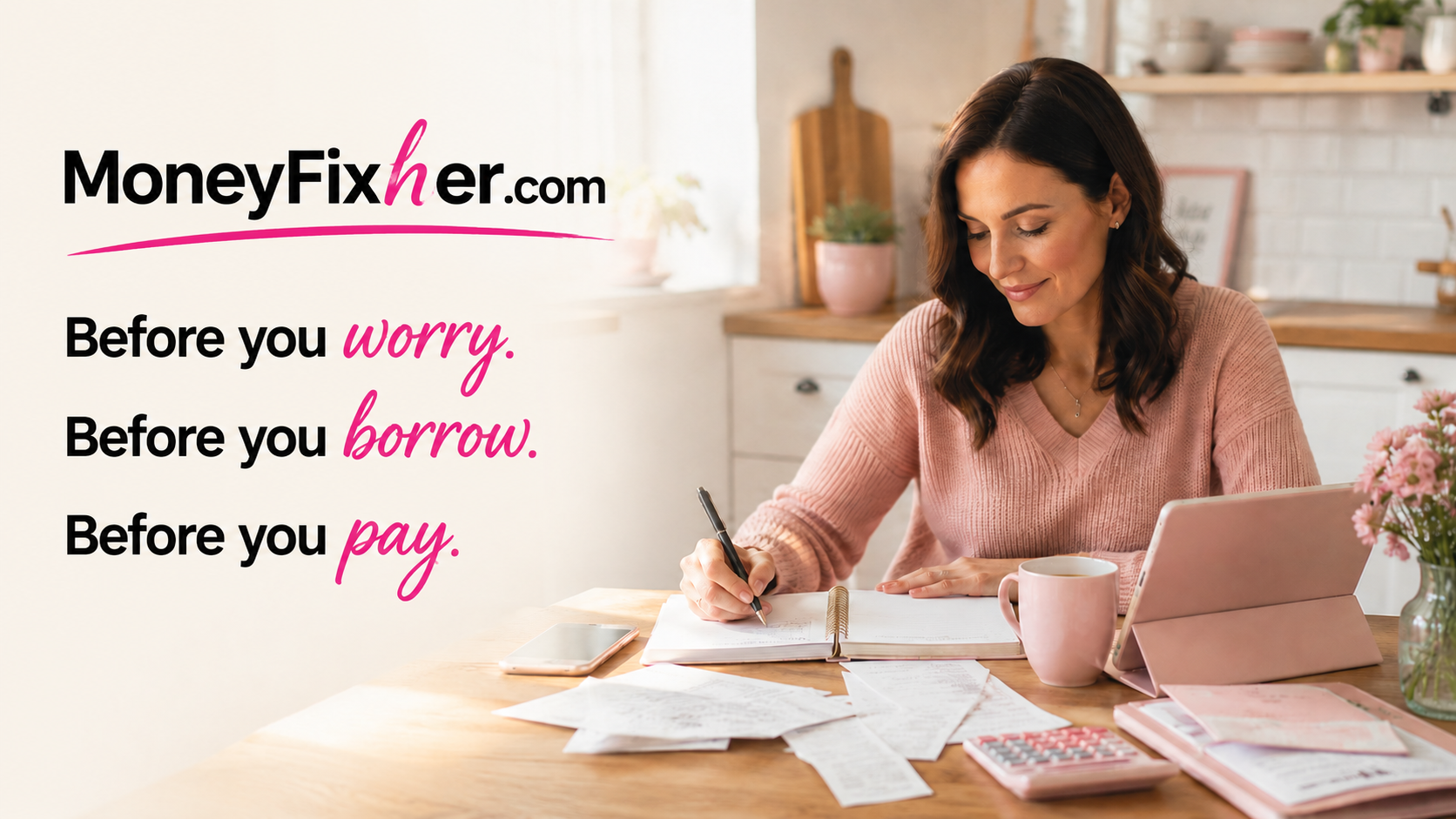 MoneyFixHer.com - Before you worry. Before you borrow. Before you pay.
